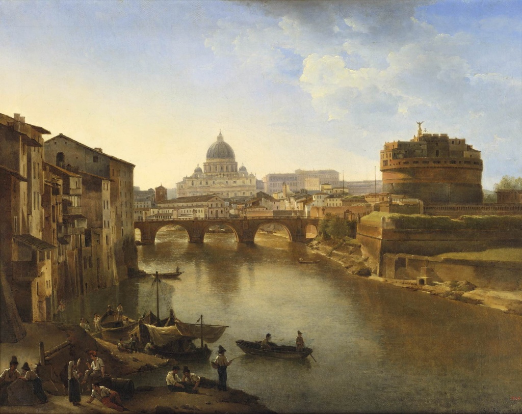 С.Щедрин. Новый Рим. Замок Св.Ангела.1823-1825